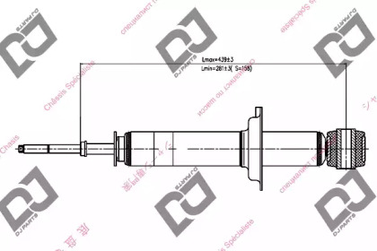 Амортизатор DJ PARTS DS1156GT